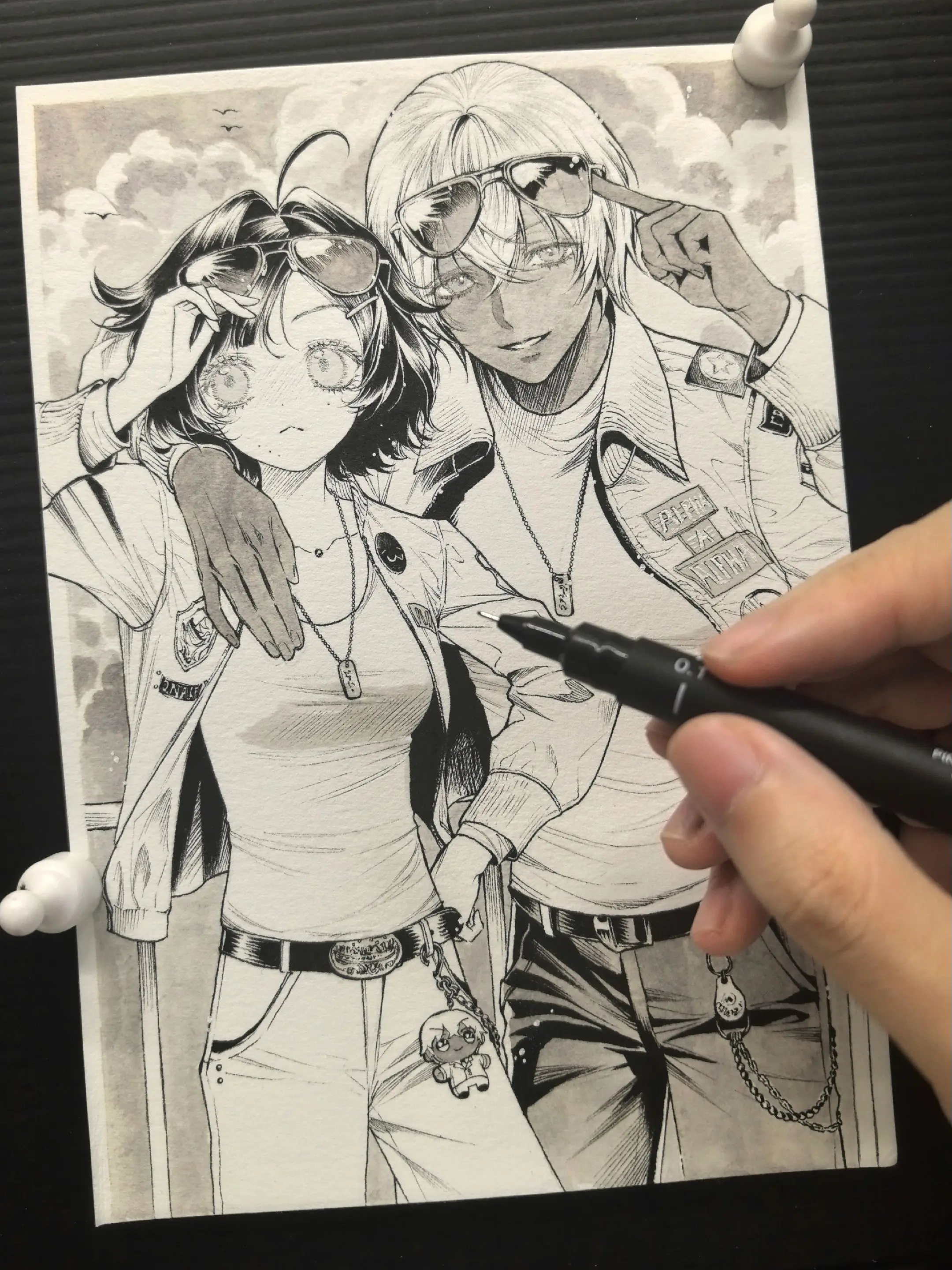 手绘 画画 绘画 稿件展示