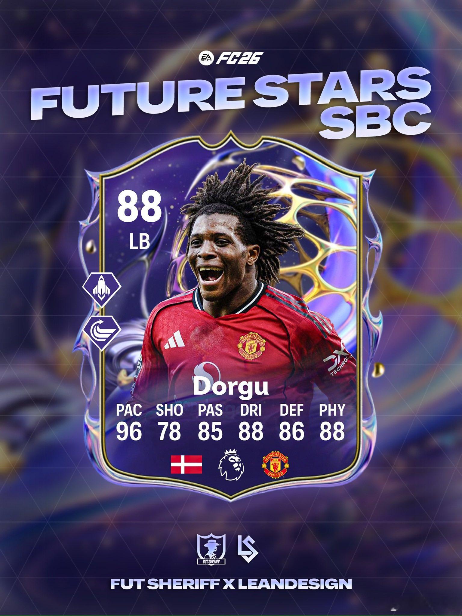 Future Star未来之星多尔古确认。FC26