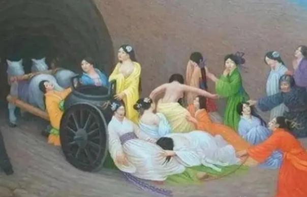 很多人以为的殉葬，是把大活人强行推进地宫，然后随着地宫关闭，里面的人为了活下去开