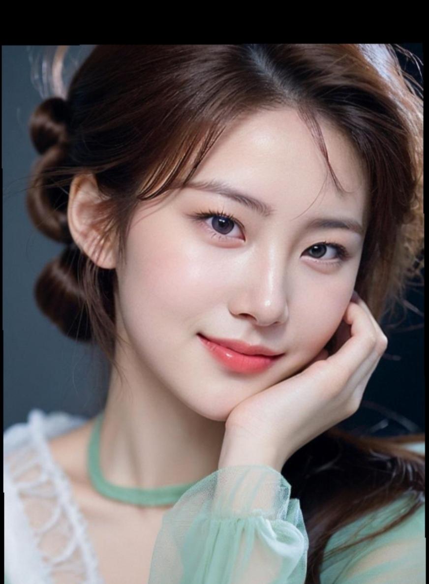 温柔甜美的少女，微笑如春风拂面