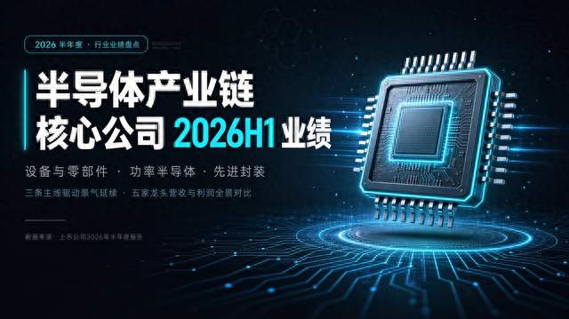 半导体三季报预喜，但别把“局部回暖”当成“全行业反转”