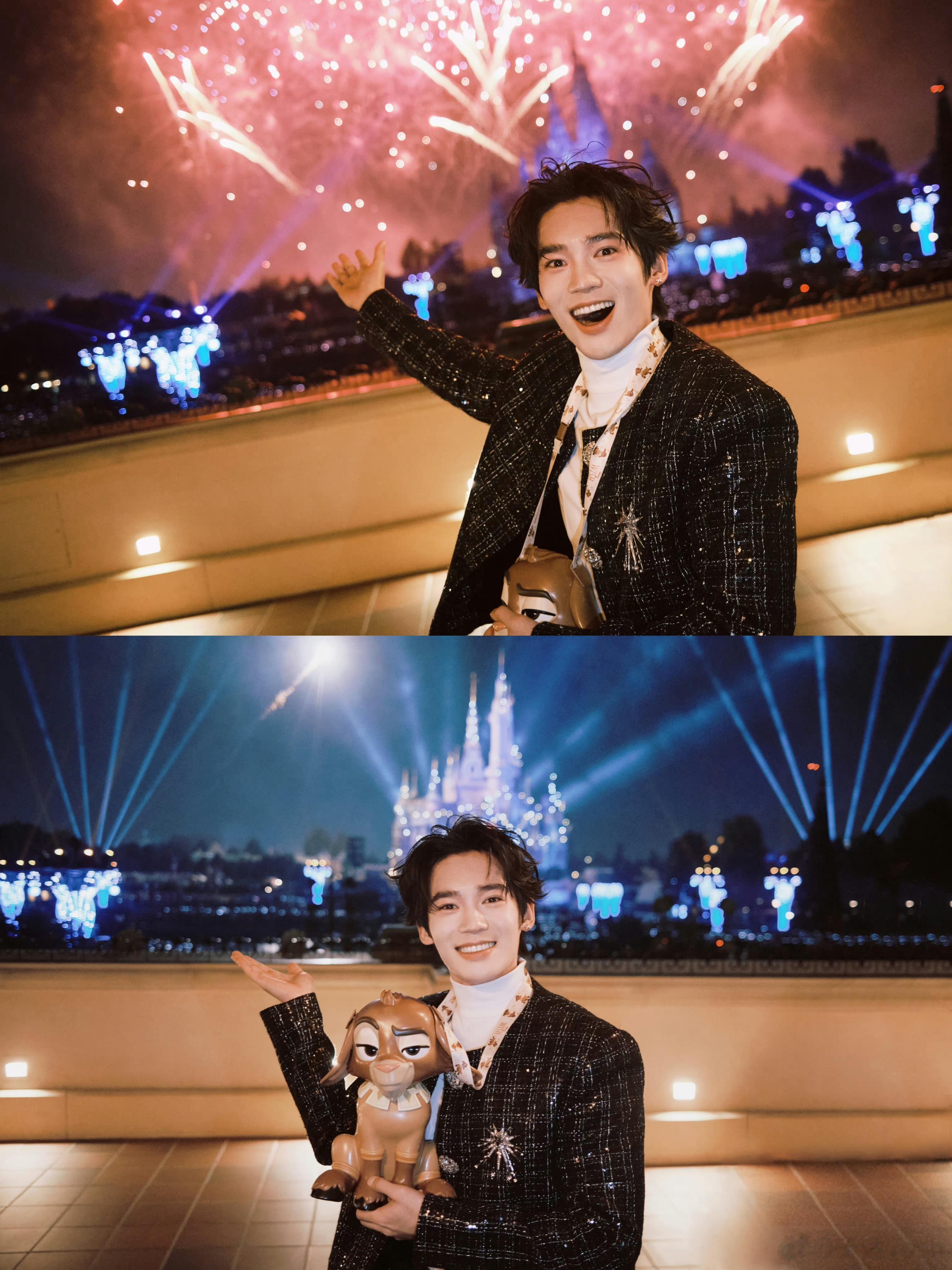 #于适脖子上还挂着山羊小瓦# 哈哈哈哈哈哈一直把山羊小瓦挂在脖子上 ​​​