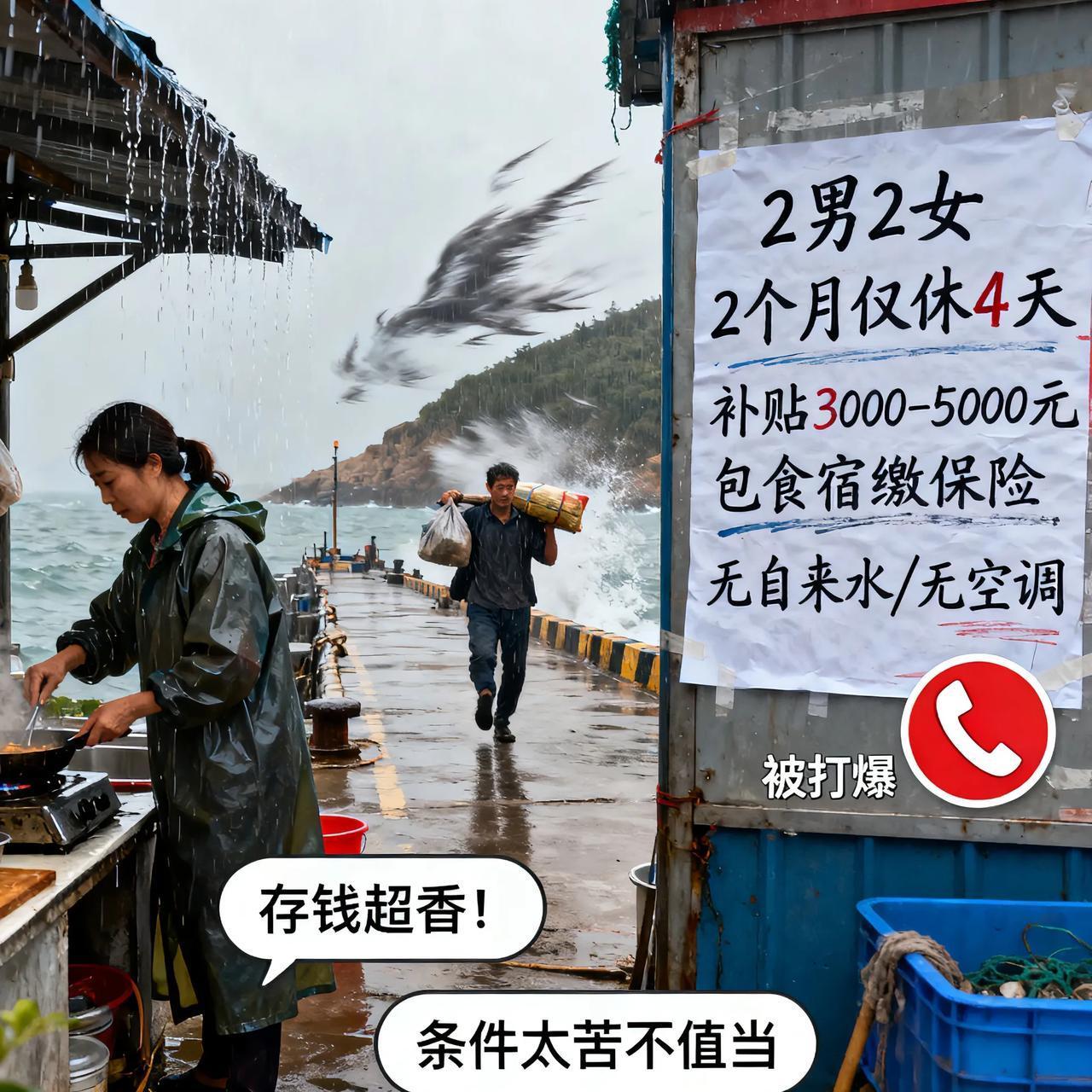 争议炸锅！舟山守岛人招2男2女，2个月仅休4天，这岗位看着浪漫实则超硬核！

