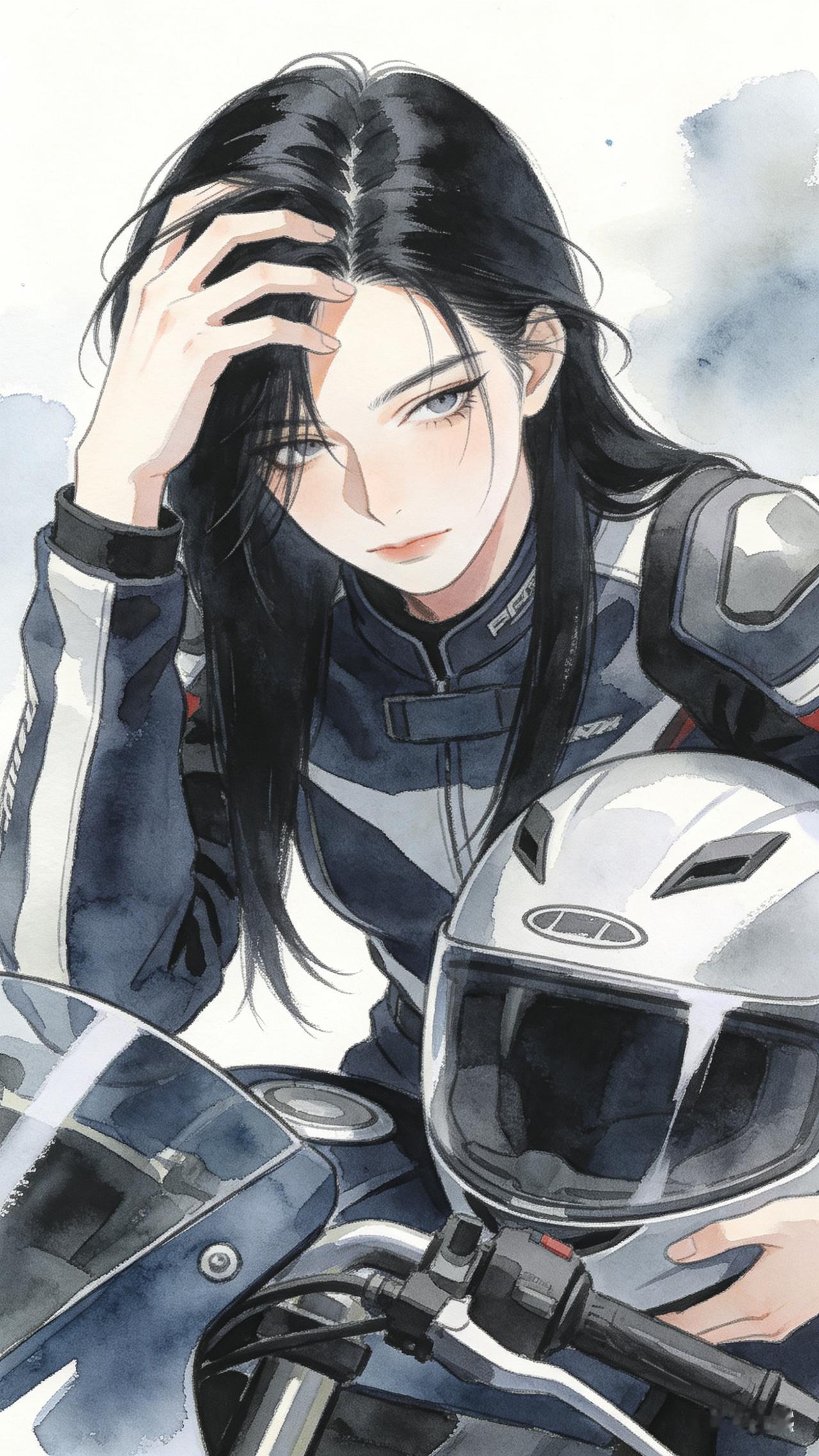豆包AI  机车小姐姐 你的样子
