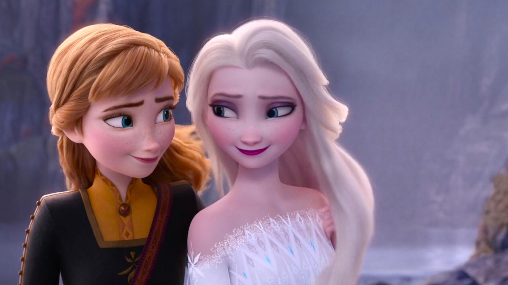 春日企画壁纸 冰雪奇缘｜艾莎安娜❄️高清壁纸“等待王子拯救的是公主，自己拯救自己