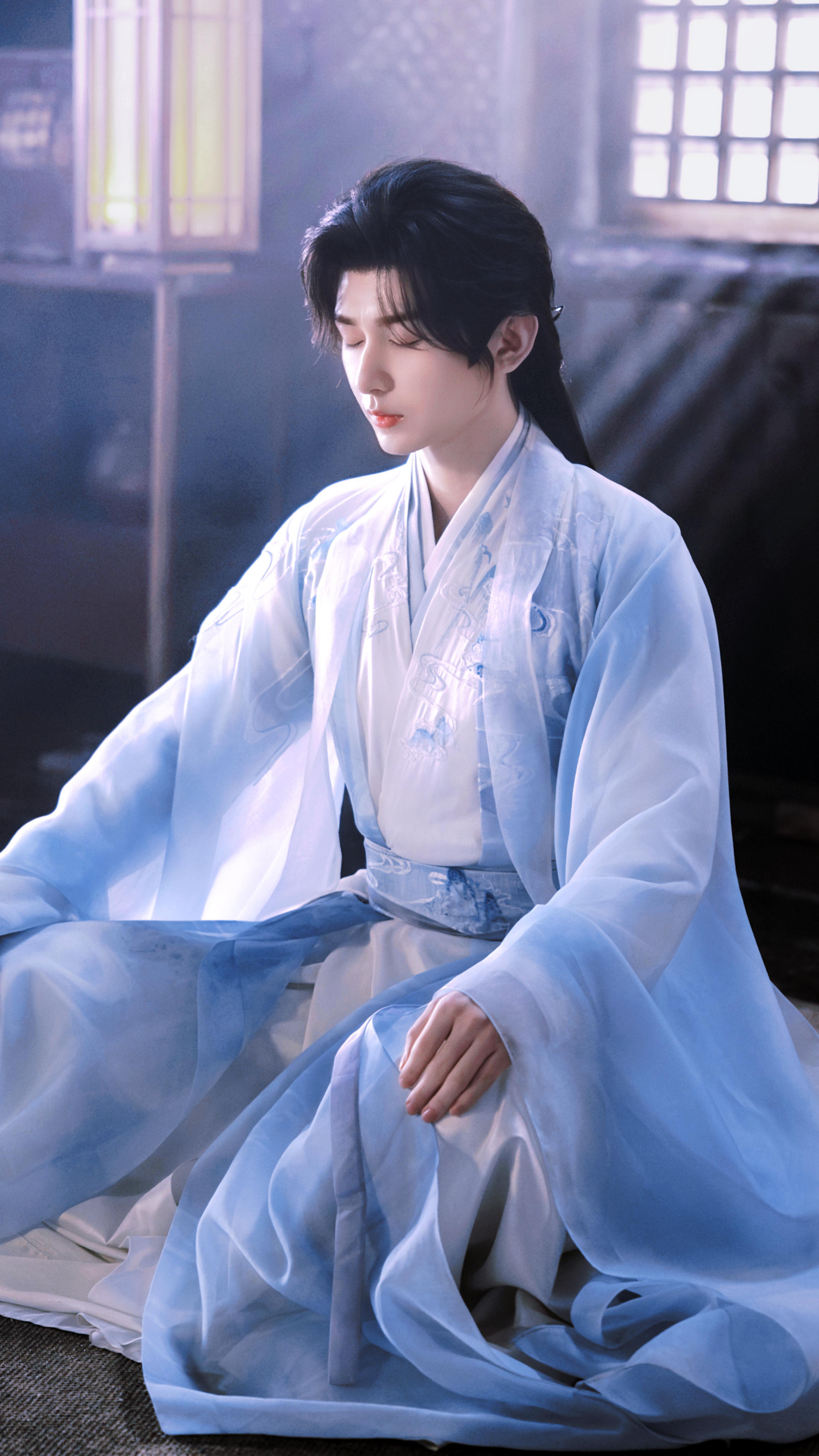 🔵与光对坐，心空似月 