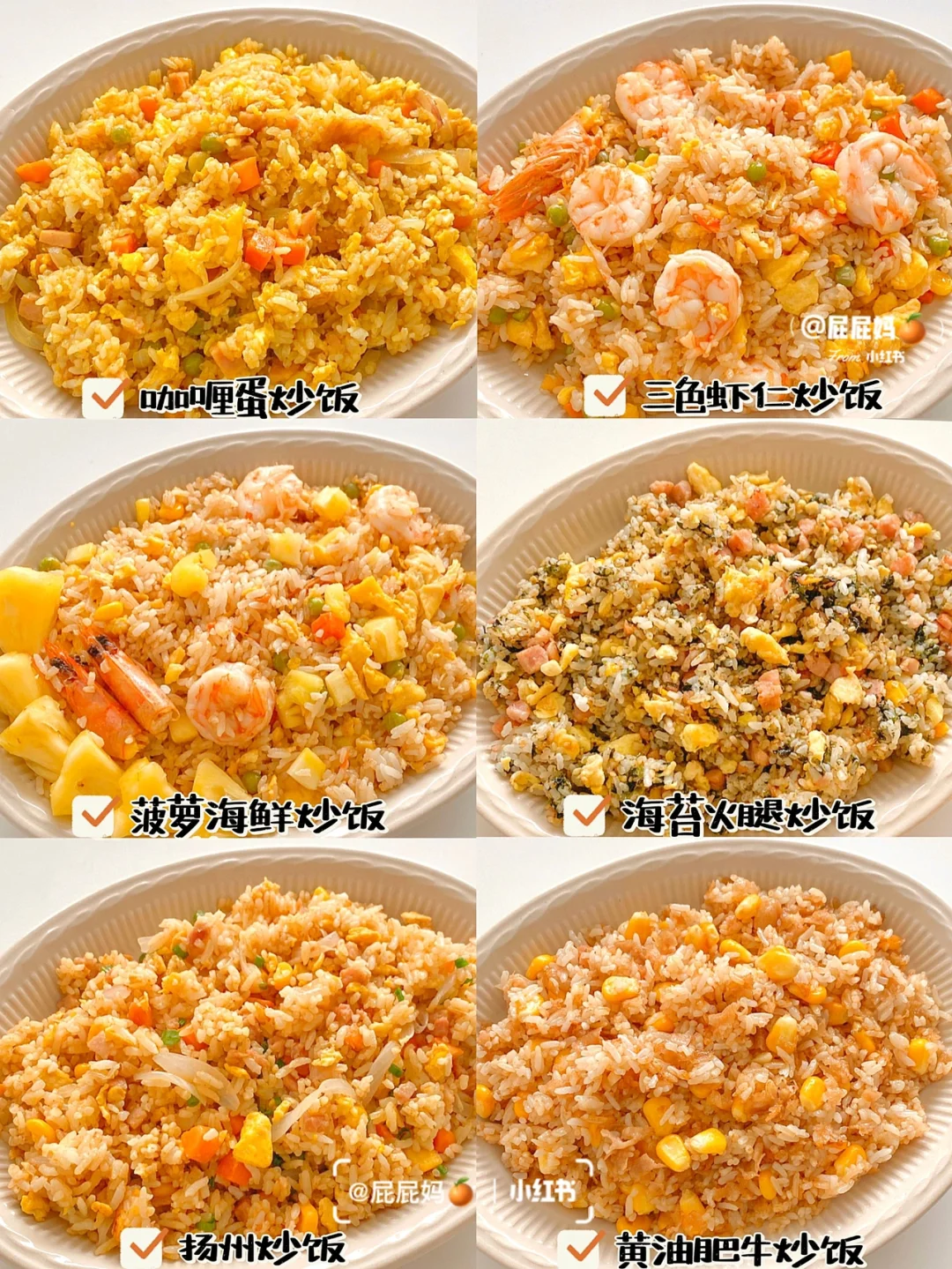 六款巨好吃的炒饭做法‼️挑食宝宝也会爱上