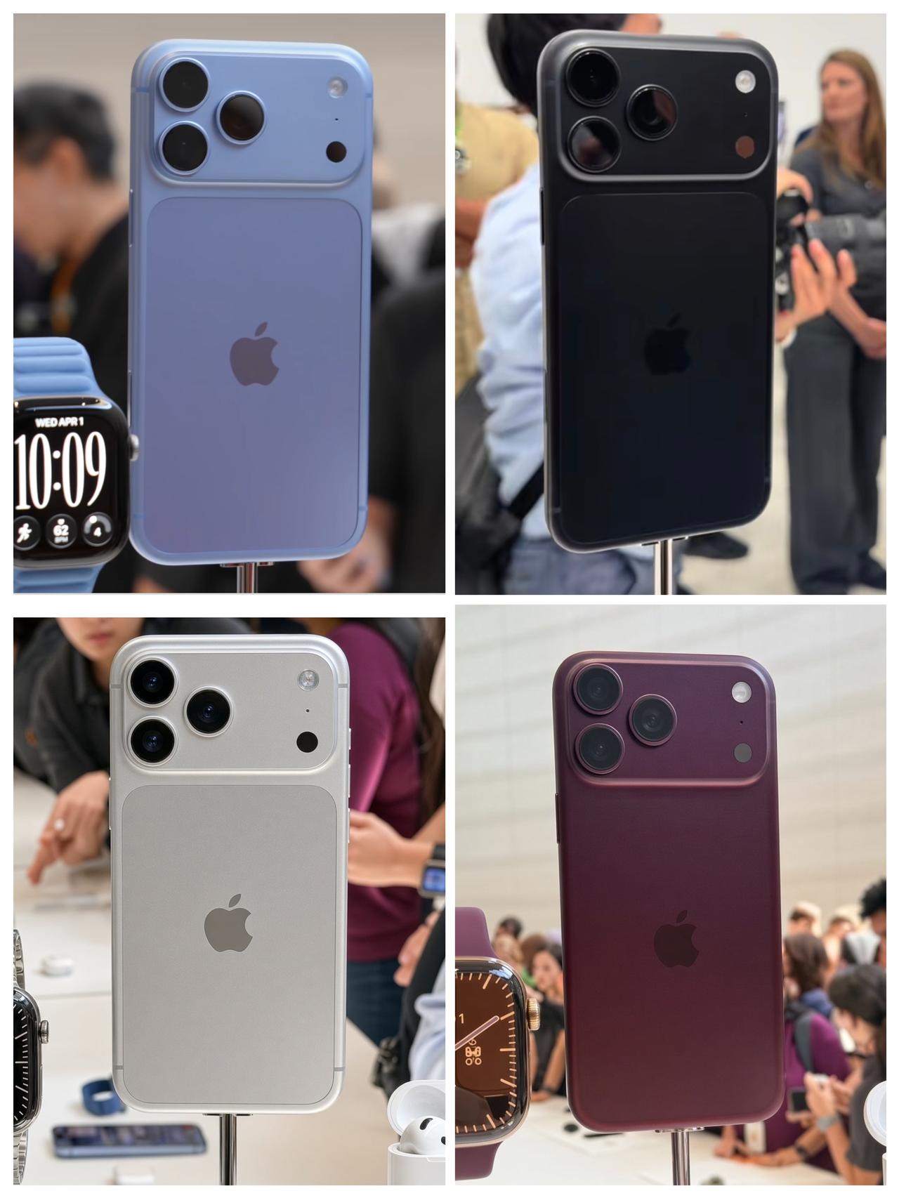 iPhone18Pro哪个颜色好看？
❶冰川蓝
❷黑色
❸银色
❹勃艮第酒红色