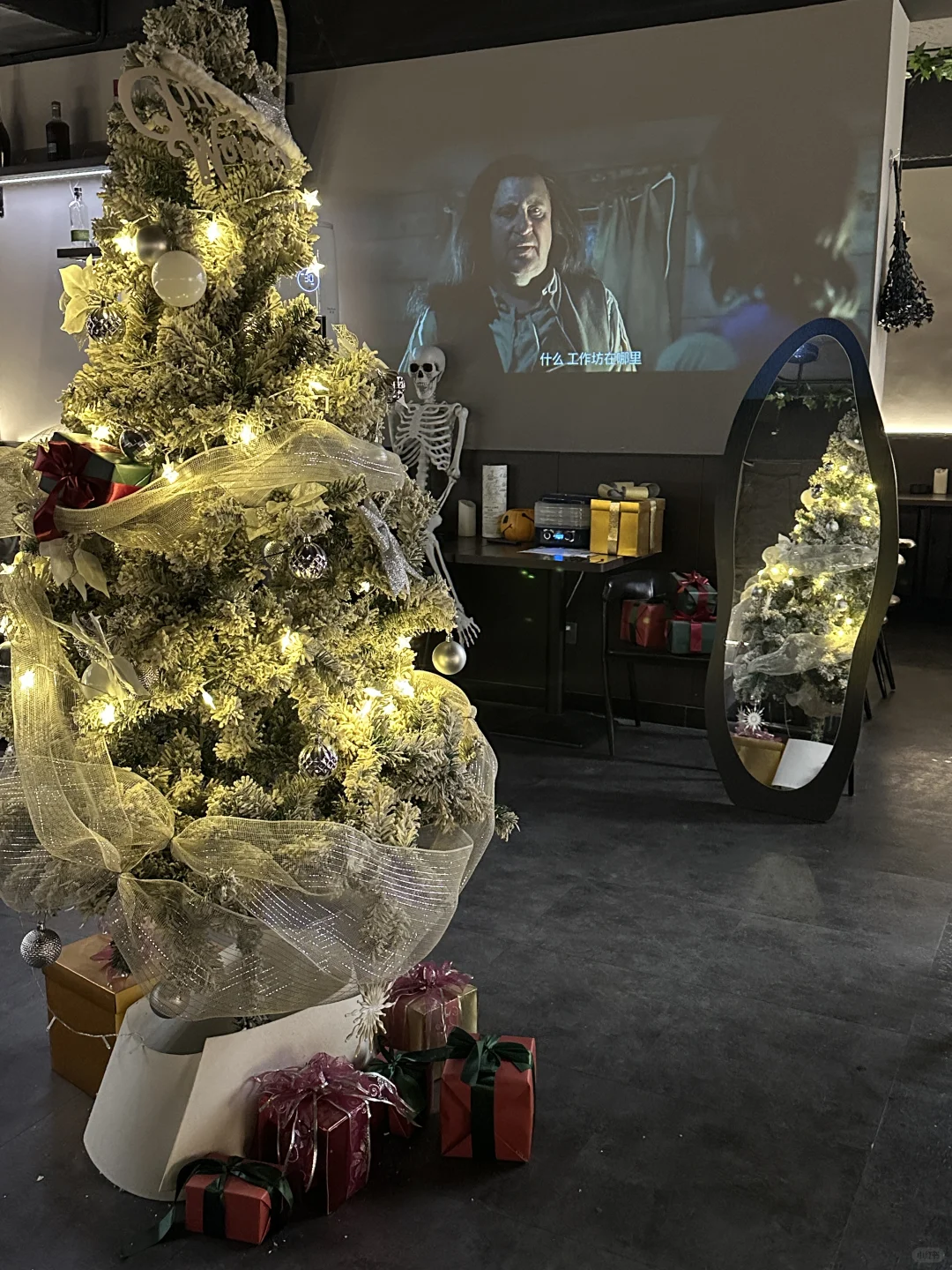 石家庄！！圣诞氛围感超浓的小酒馆🎄人少好拍