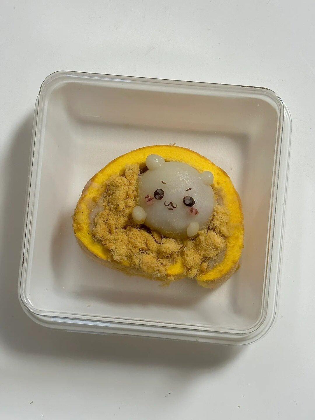吉伊麻薯芋泥肉松虎皮卷