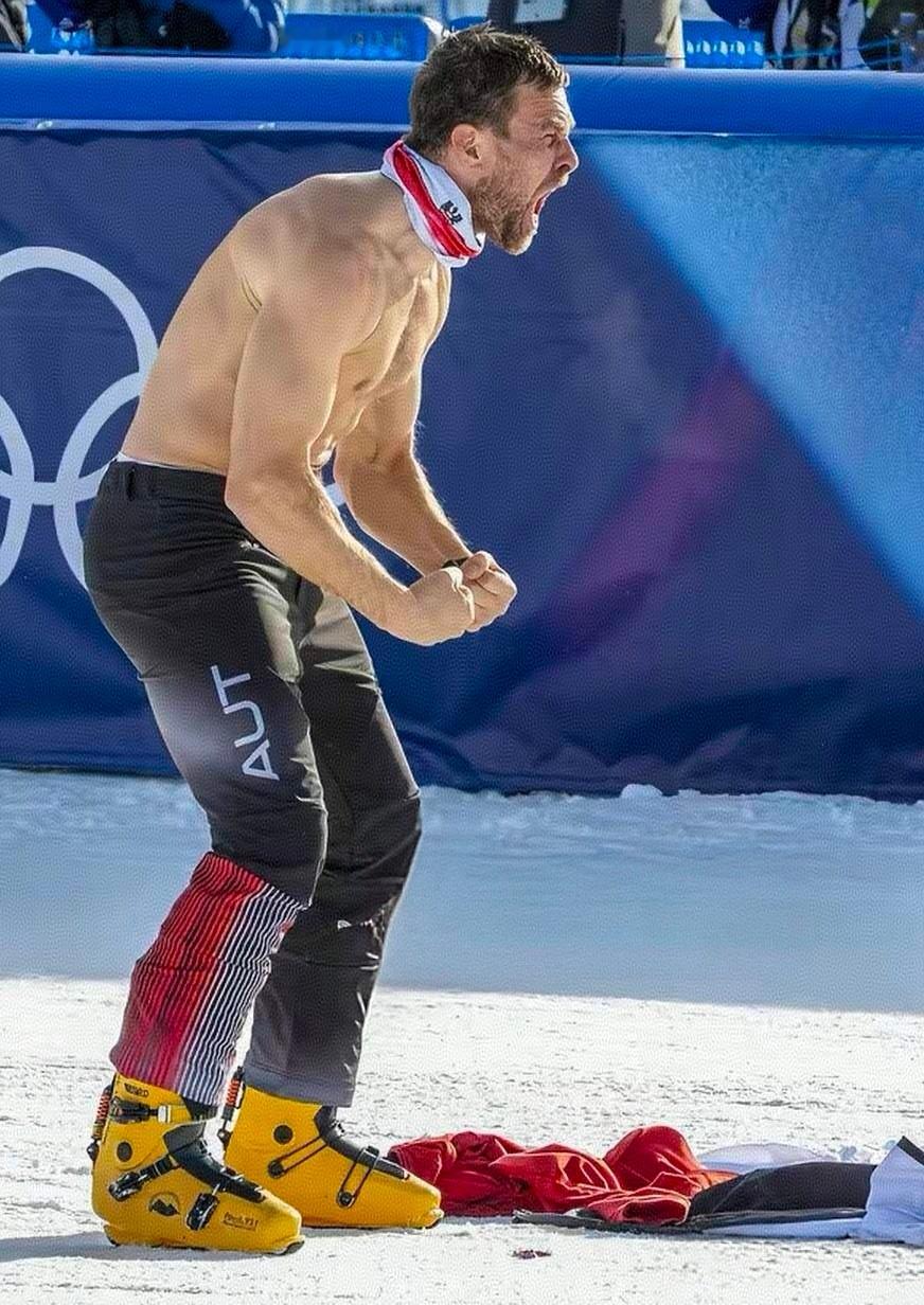 米兰冬奥超越胜负的动人瞬间 印象最深刻的两个瞬间：奥地利单板滑雪40岁的本亚明·