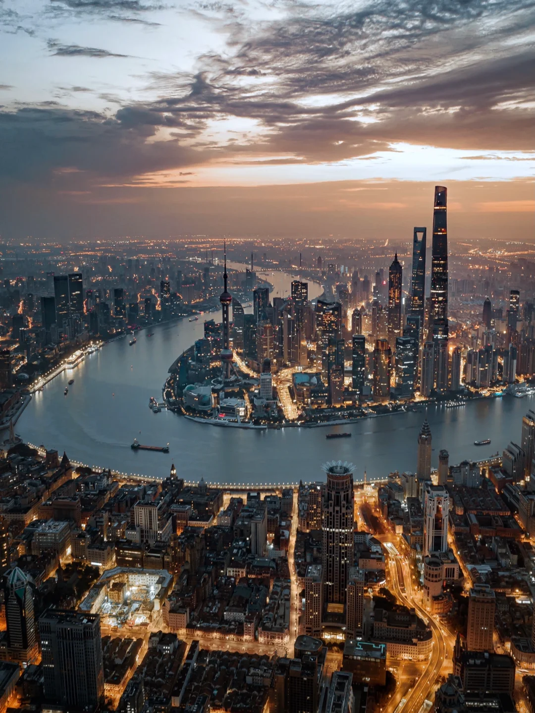 上海加油！分享组最近几年我的拍上海天际线