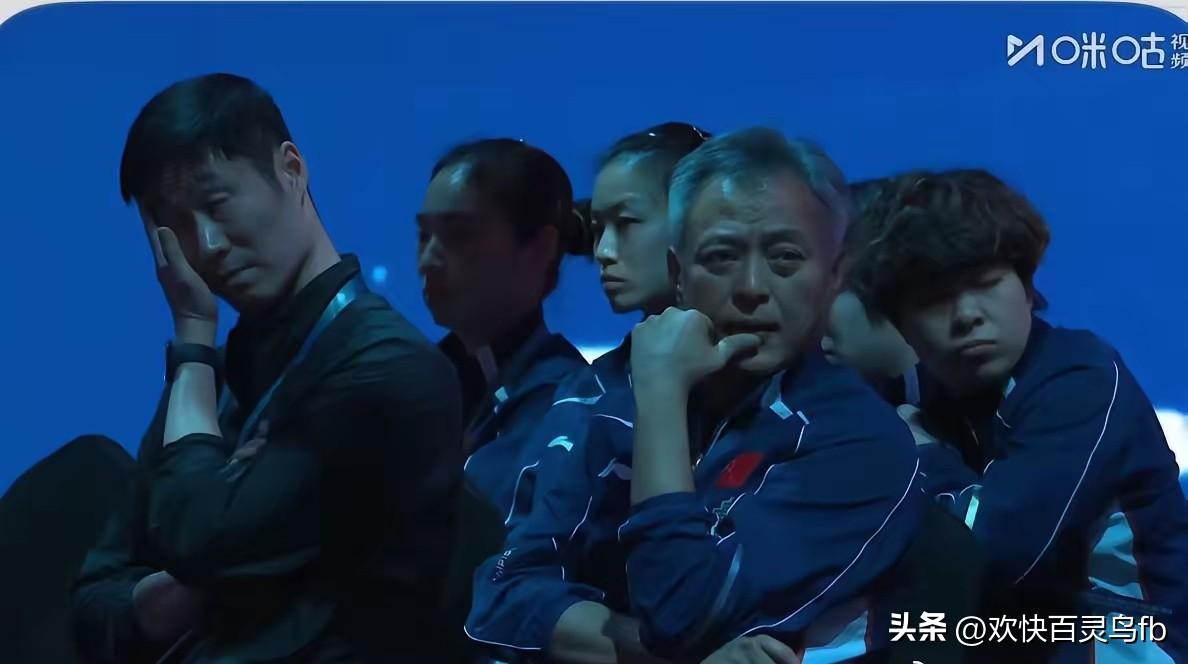 不就是个11:0吗？你们至于这样吗？
王励勤眼睛进了沙子
秦志戬嘴唇上了火
王艺