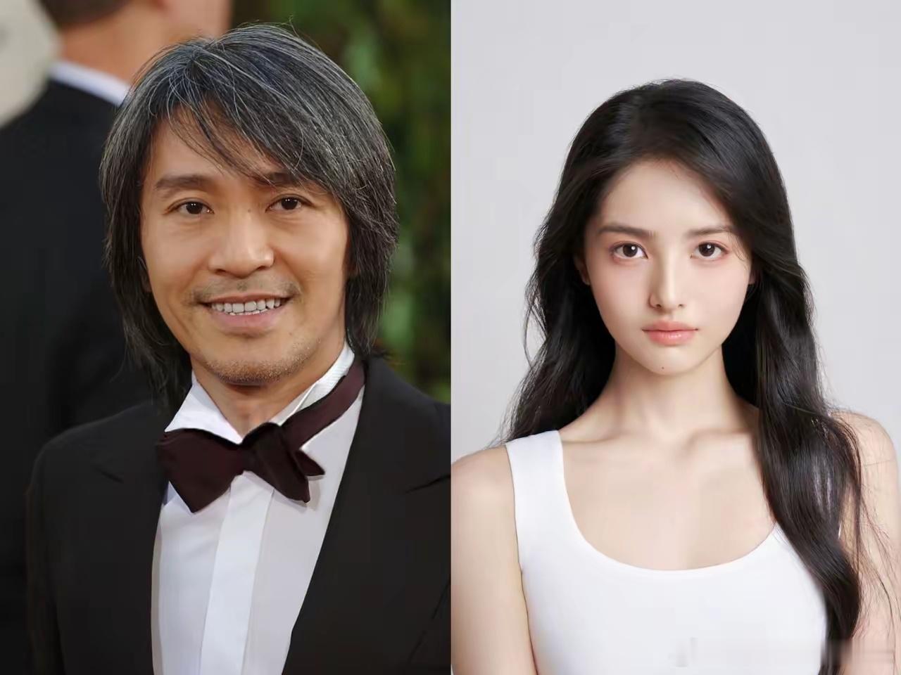 周星驰官宣星女郎雪野，我一直以为只有主角，才叫什么什么女郎！现在是只要参演过，是