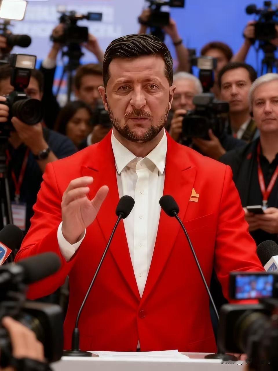 果然是硬汉啊
 
泽连斯基公开表态
1月1日，乌克兰总统泽连斯基公开表态：那些认