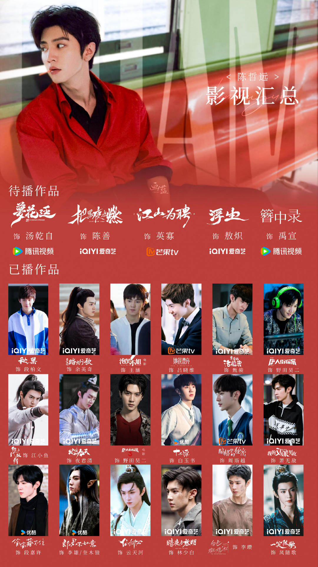 陈哲远贵气又争气陈哲远已争气争气再争气不断拓宽自身表演边界，古装、现代各类题材从