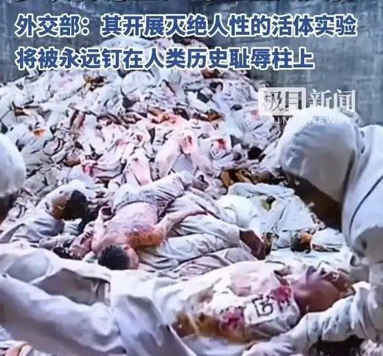 《「视频」侵华日军在中国多次将马血、鸡血注入人体，反复实施“异种输血”实验，中方