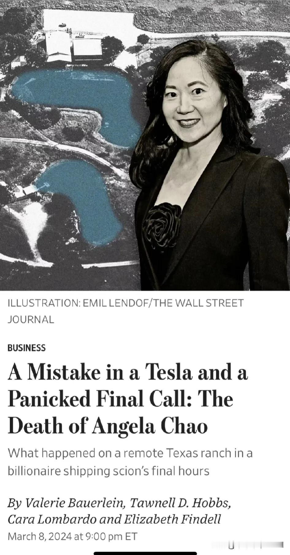 “When her car went underwater, all thepo