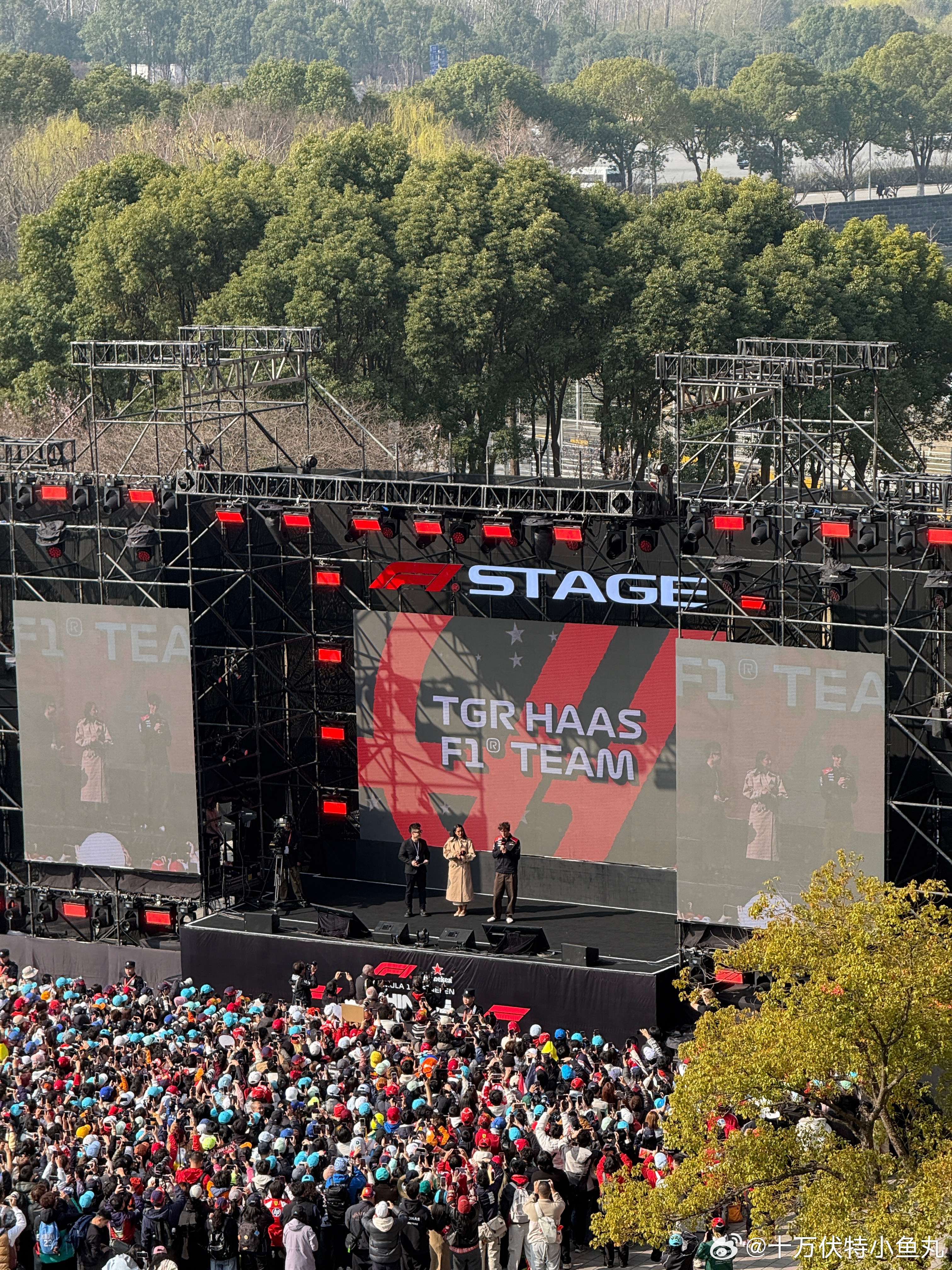 第一个登台的熊男～ 人好多尽力了