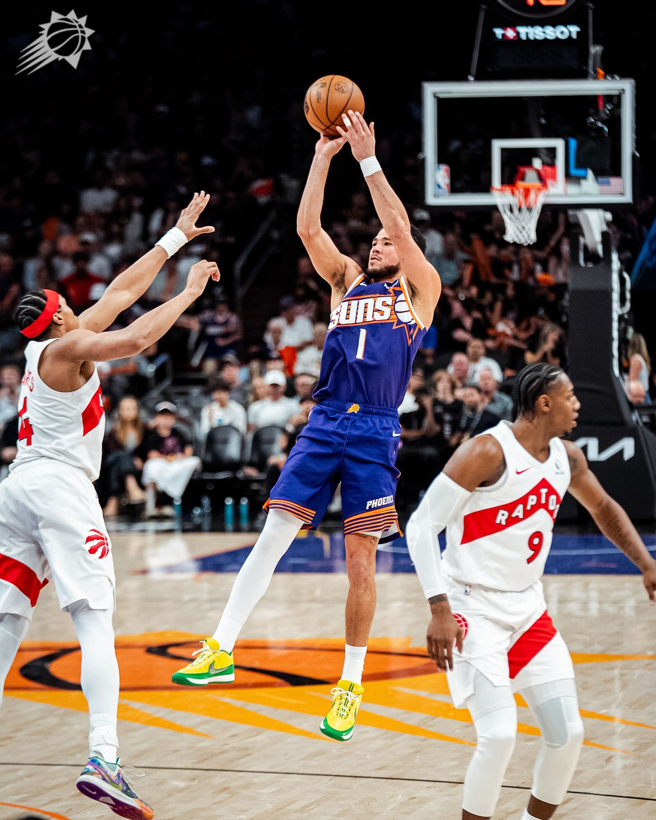 布克的中距离太稳啦菲尼克斯太阳 ｜旭日东升 ｜猛龙vs太阳