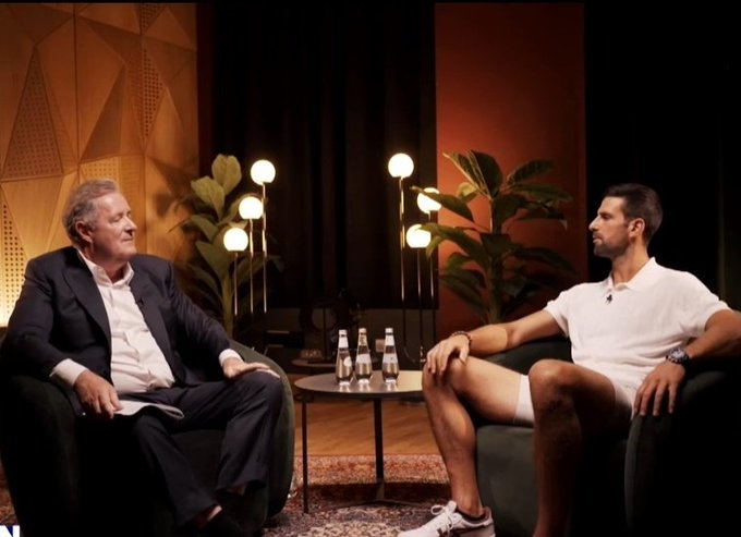 德约科维奇接受摩根专访，再次谈到了辛纳禁赛事件：“我认为他不是故意的，但当然，他