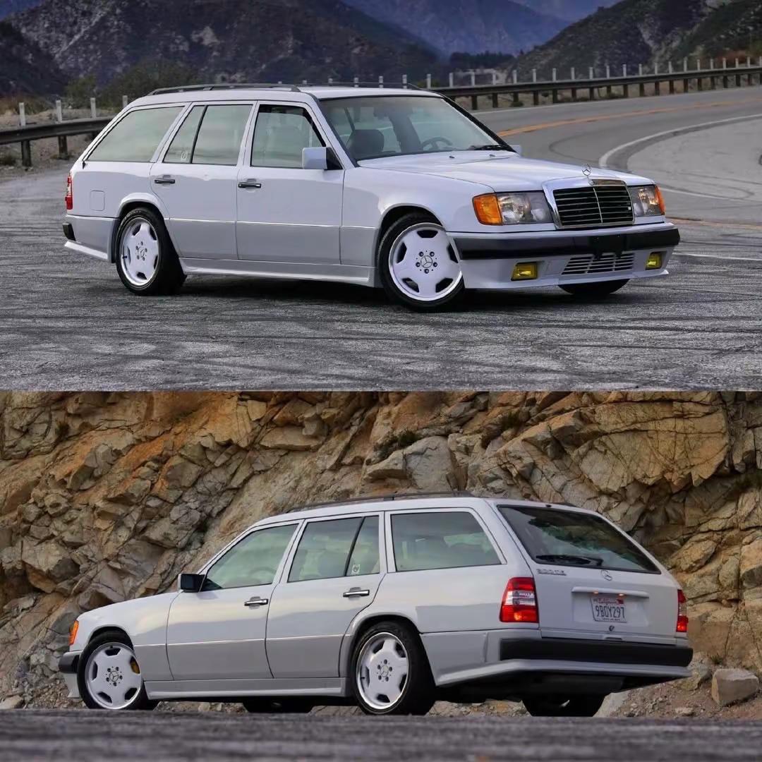 Mercedes-Benz 1990 年的 300TE 是奔驰 W124 系列站