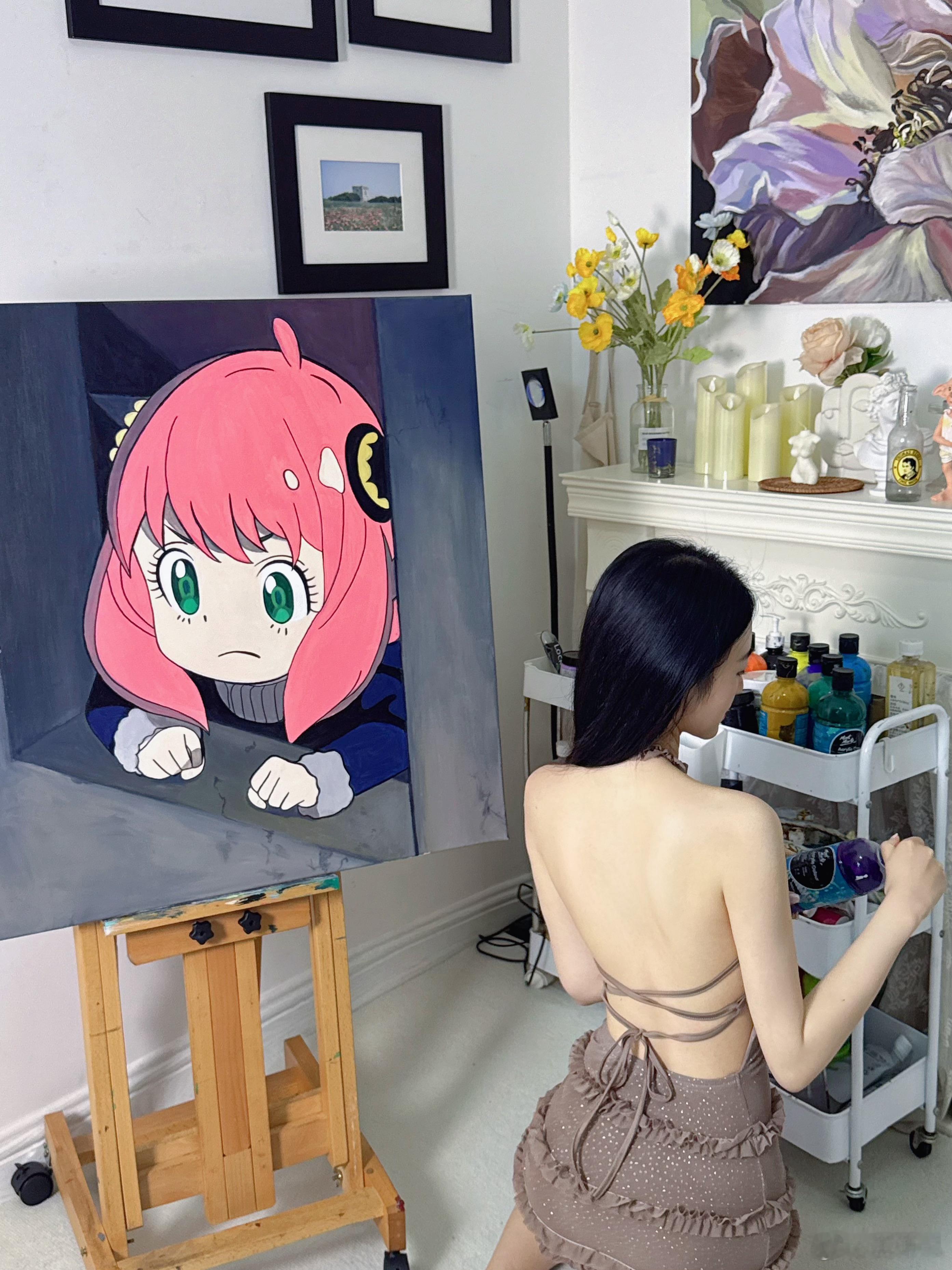 阿尼亚装饰画 喜欢私私 [哇]绘画装饰画 ​​​