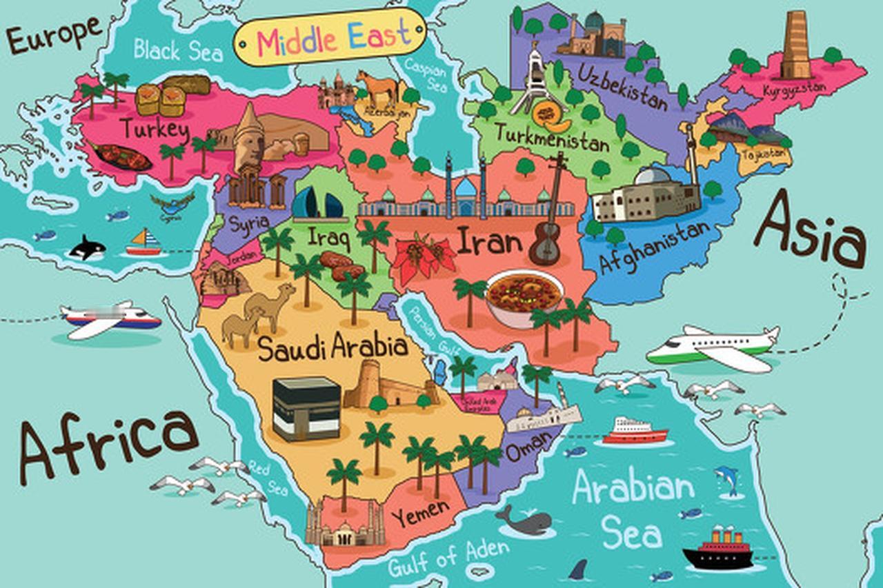 中东地区国家之间的关系可谓错综复杂。以2026年3月美国 - 以色列与伊朗的直接