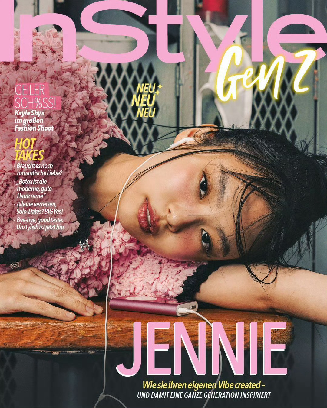 Jennie  x  InStyle Gen Z 2026，德国版 InStyl