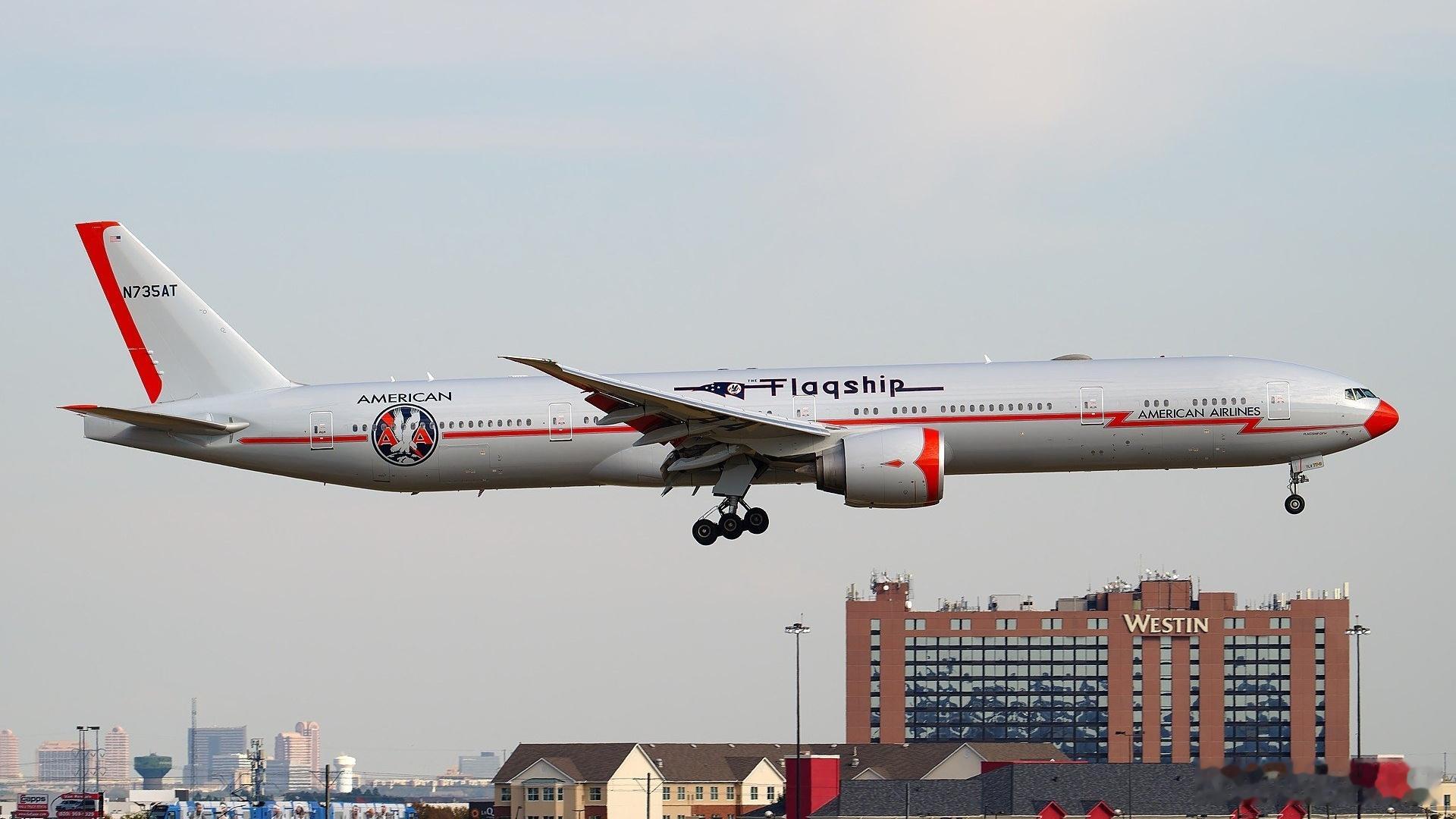 美国航空加推B737百年纪念彩绘机美国航空将在今年4月迎来成立100周年的历史性