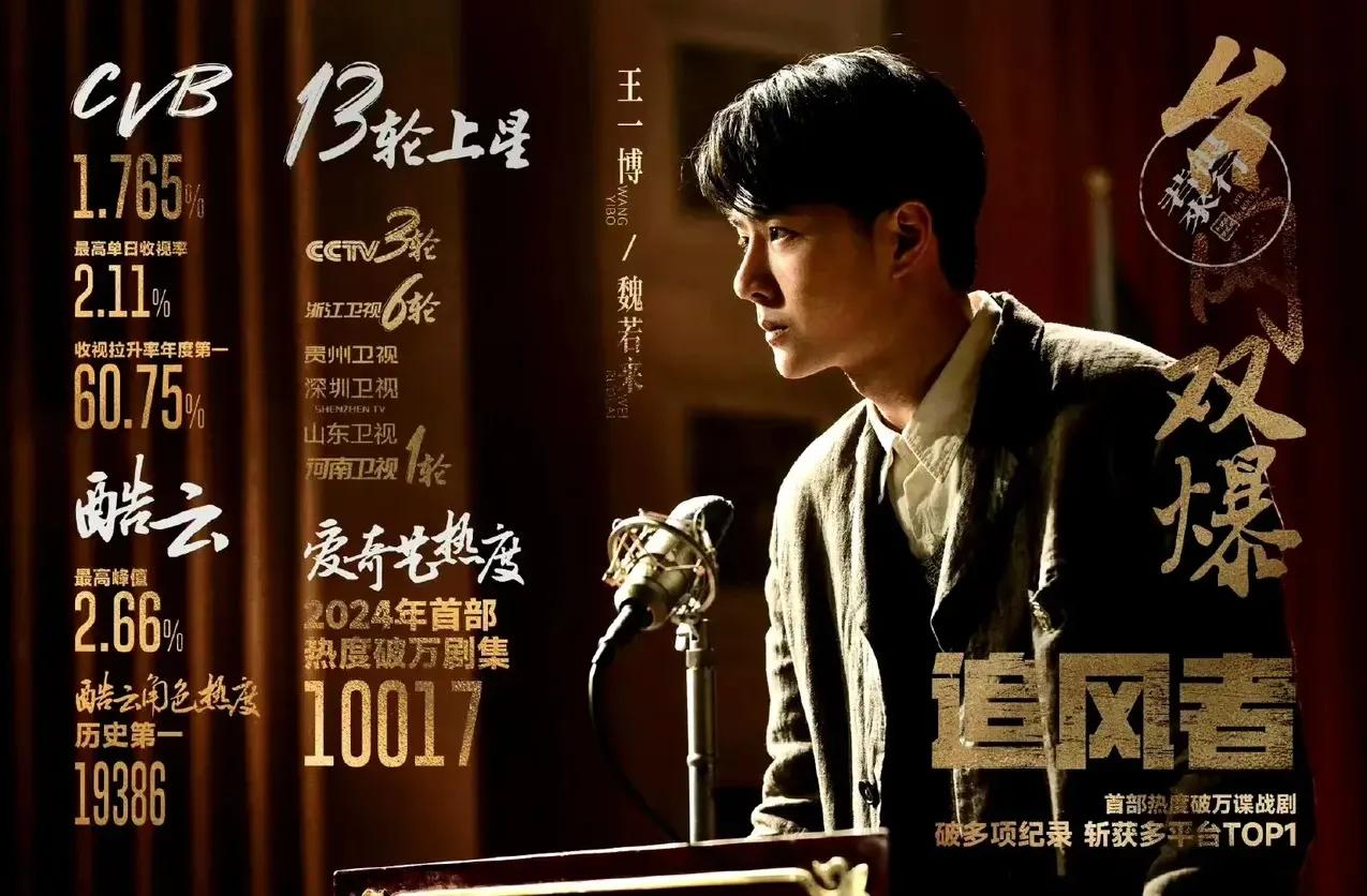 《追风者》再次在央一热播，“我叫魏若来”，仍然牢牢吸引观众，瑞金国家银行门口还牢