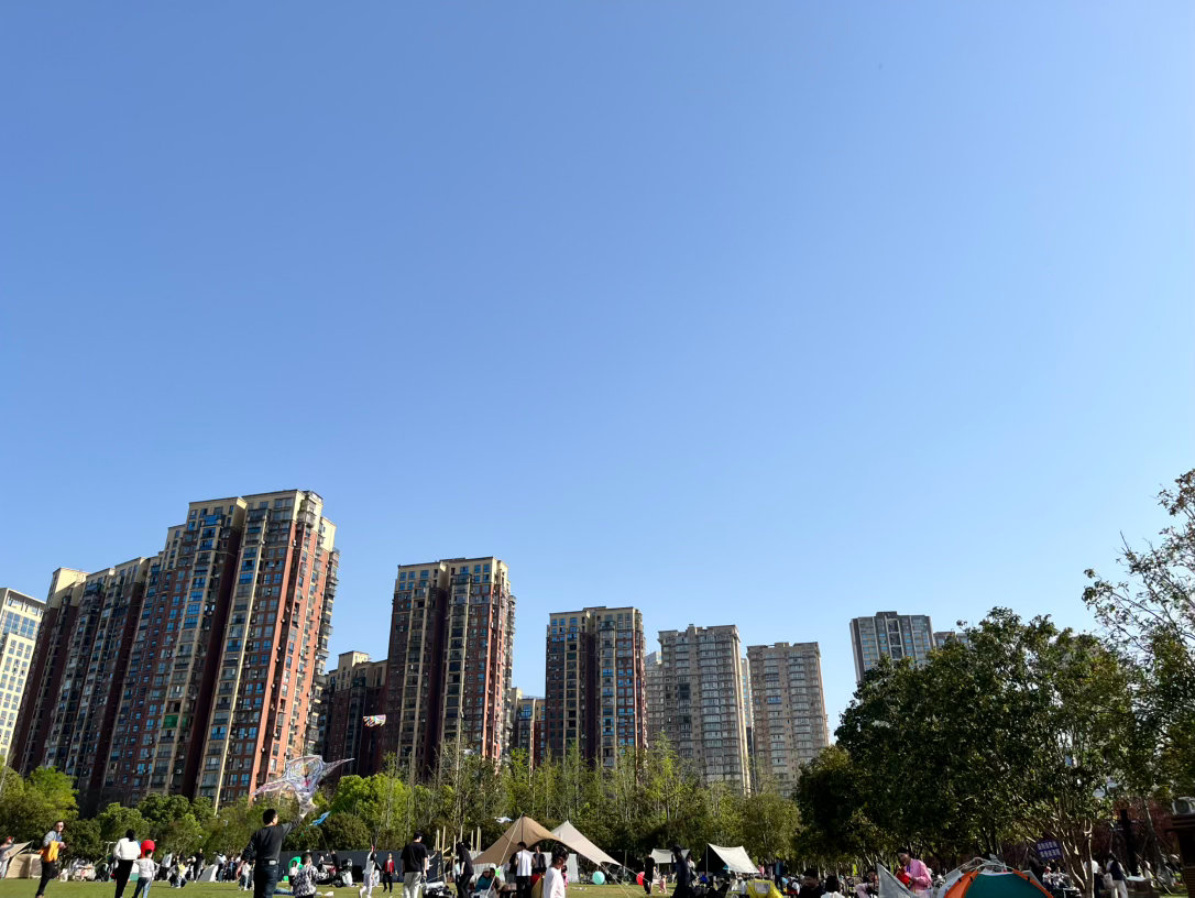 晒太阳，前一个月长沙基本都是雨天，后一个礼拜天气预报都是雨天，就今天阳光明媚 