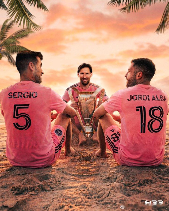 黄金岁月的谢幕：阿尔巴与布斯克茨在迈阿密举杯告别在巴塞罗那，他们一同捧起奖杯、共