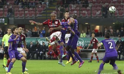 【意甲-中场悍将破门 AC米兰主场憾平紫百合错失前3】北京时间10月27日3时4