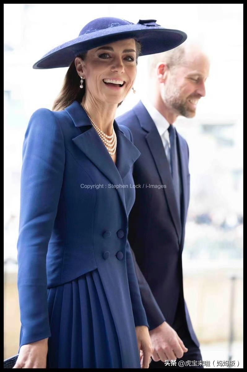 威尔士夫妇在威斯敏斯特大教堂出席英联邦日活动！同场的还有查尔斯卡米拉国王夫妇、安