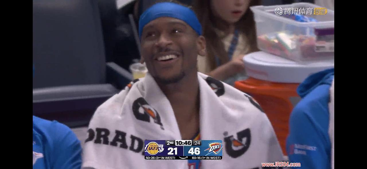 湖人第一节结束后就要准备缴枪投降了吗？

湖人真是太惨了，第一节就被雷霆把分差拉