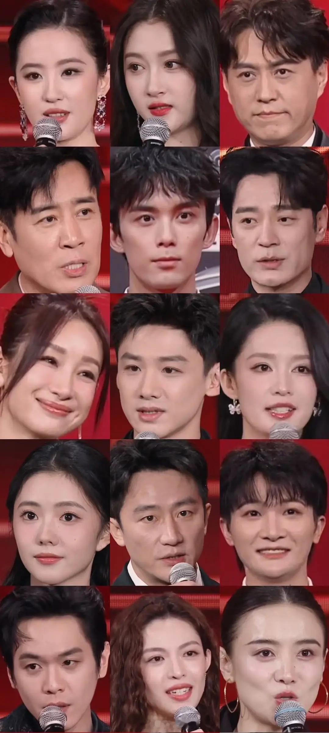 央视剧晚盛典之路明星怼脸生图，女明星们好漂亮啊！！！ 