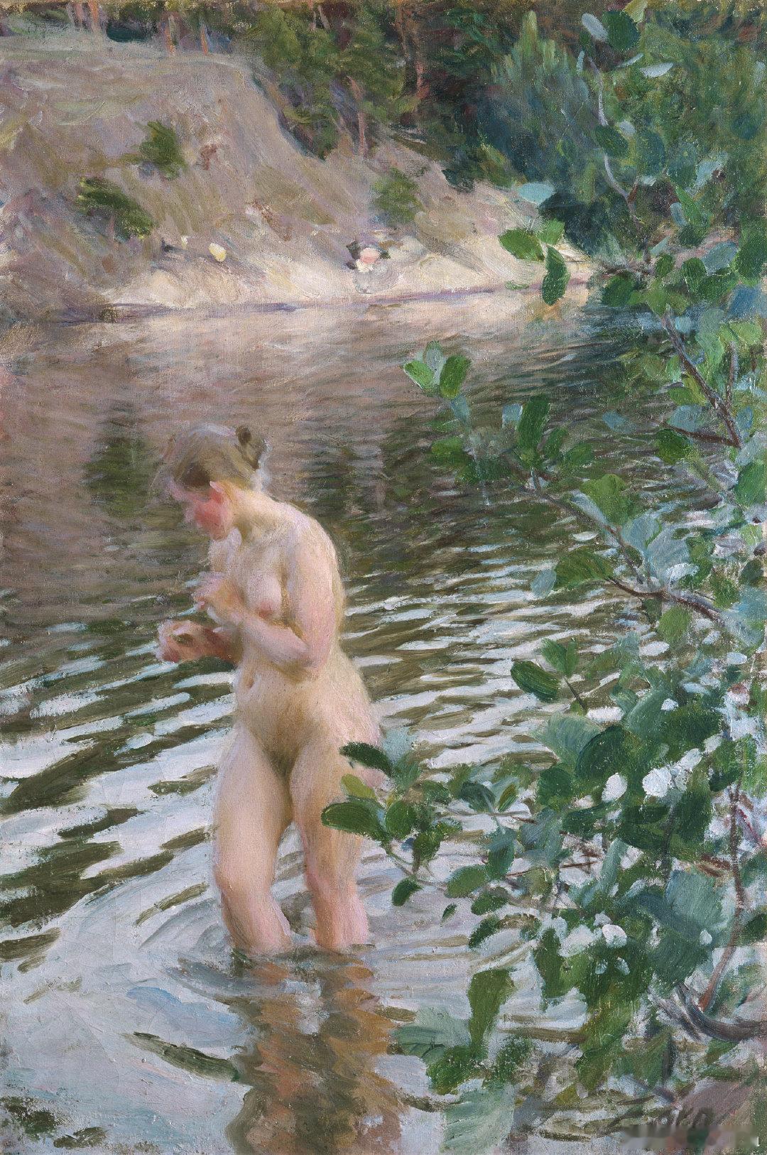 #西洋历史文化鱼缸[超话]# 瑞典著名画家安德斯·佐恩（Anders Zorn，
