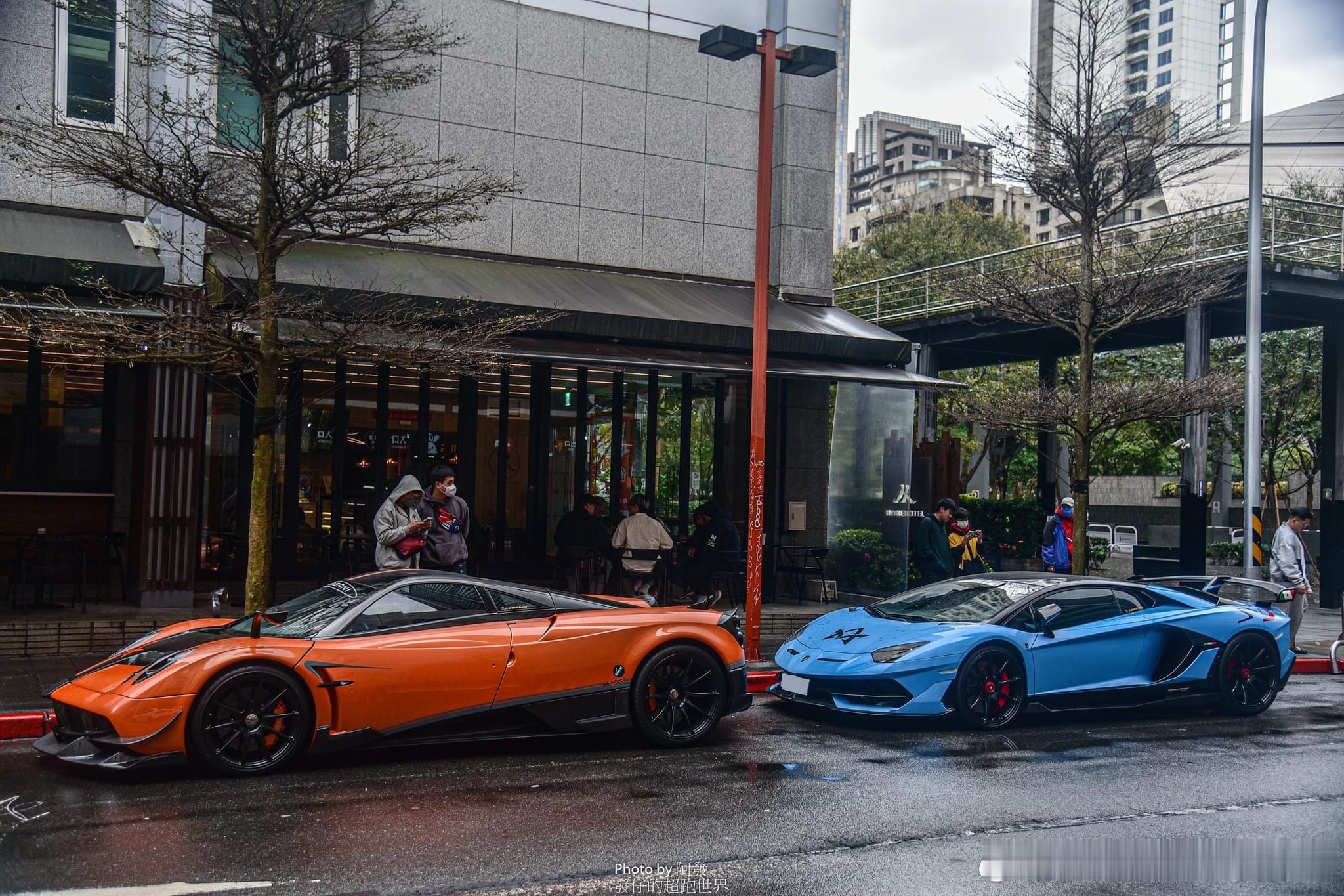 #台湾酷车# Pagani Huayra & Lamborghini Avent