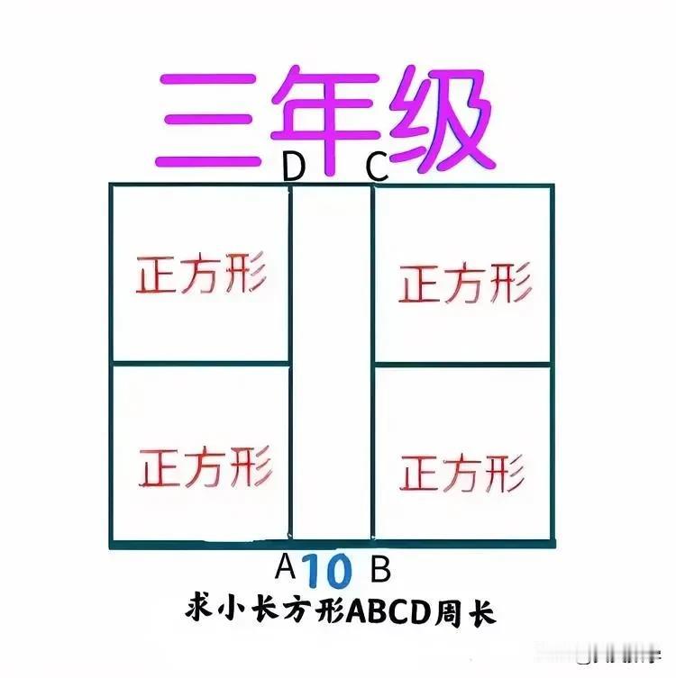 “会者口算，难者白卷！”不少孩子、家长朋友质疑“题目条件不够”，比如“小正方形边