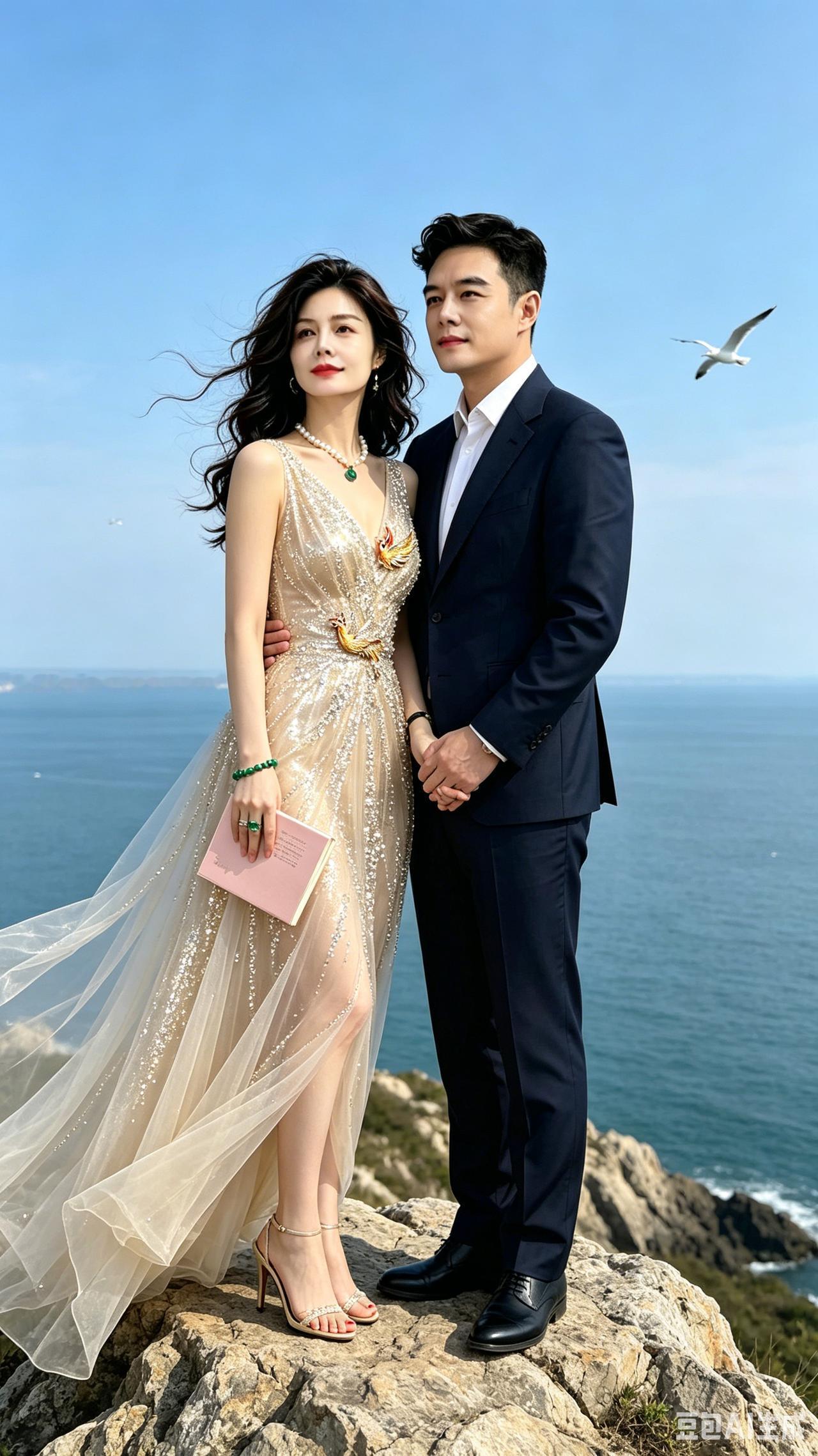 海边婚纱照
