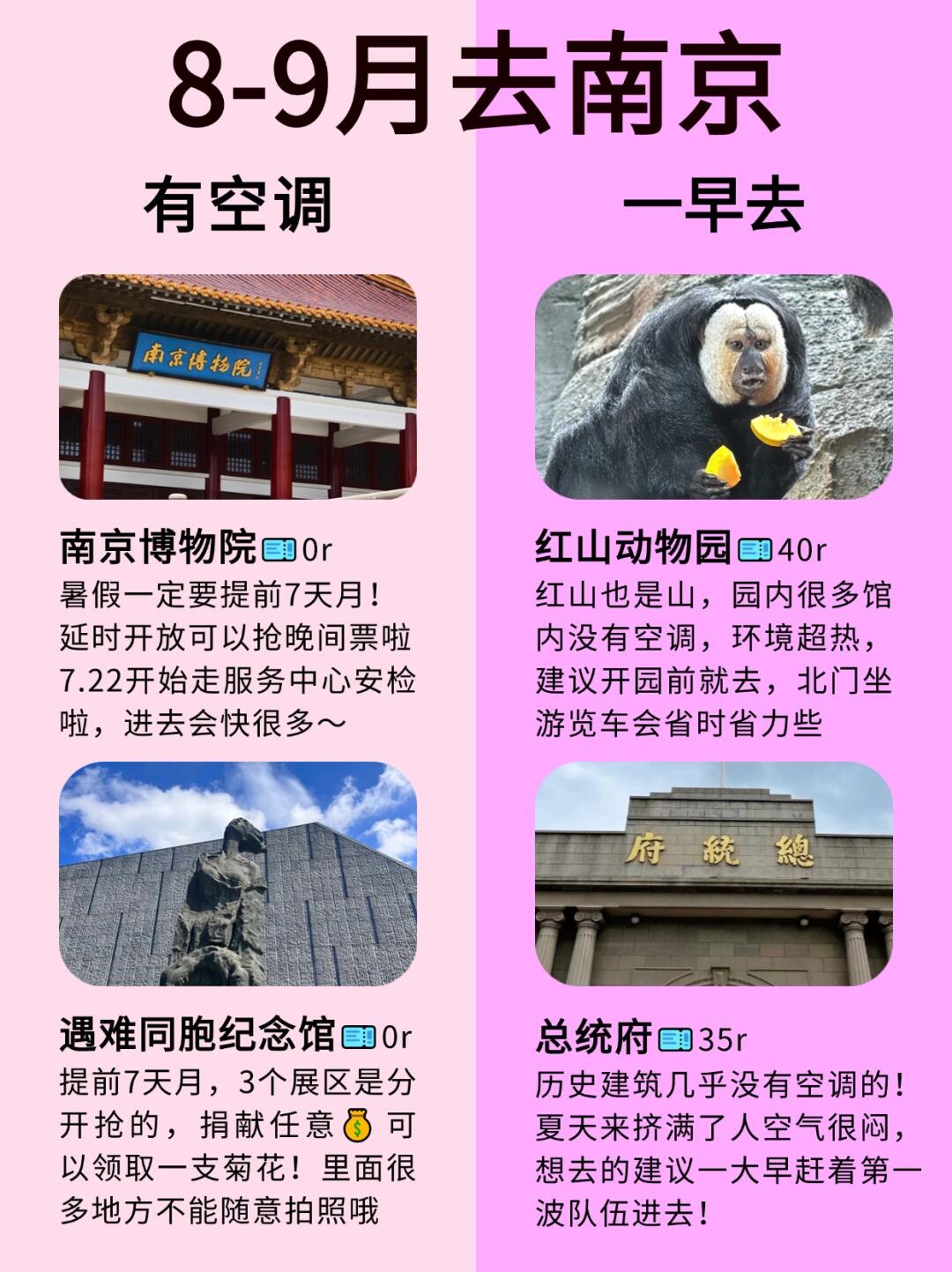 听劝！👂8-9月来南京的姐妹请🐴住