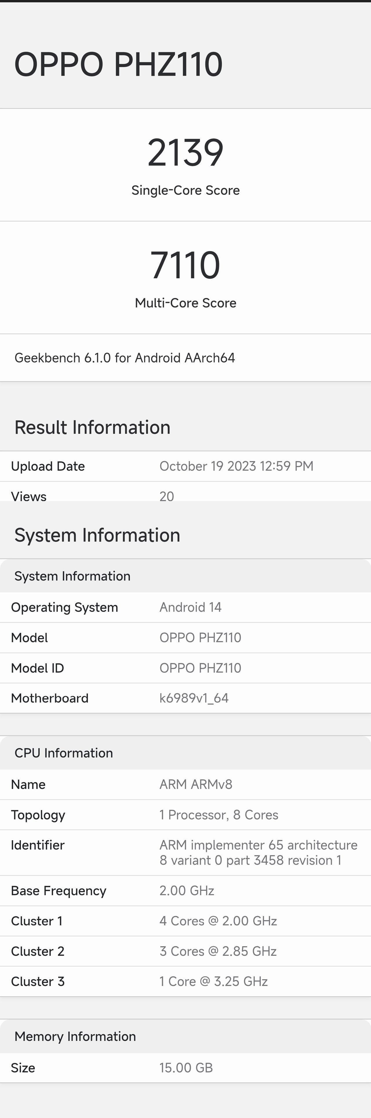 【联发科天玑9300跑分曝光】近日，联发科天玑9300设备现身Geekbench