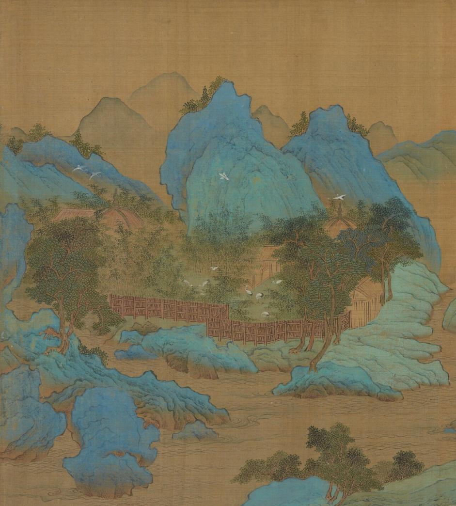 看到宋代赵伯驹画的王维的《辋川别墅图》，我一直在想王维得需要多少钱才能建造这么巨