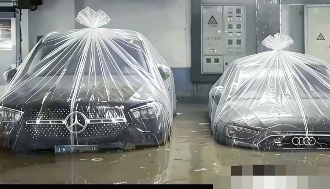 [捂脸][小鼓掌][鼓掌]哈哈，真是急中生智！每逢台风暴雨天气，城市积水暴涨，地