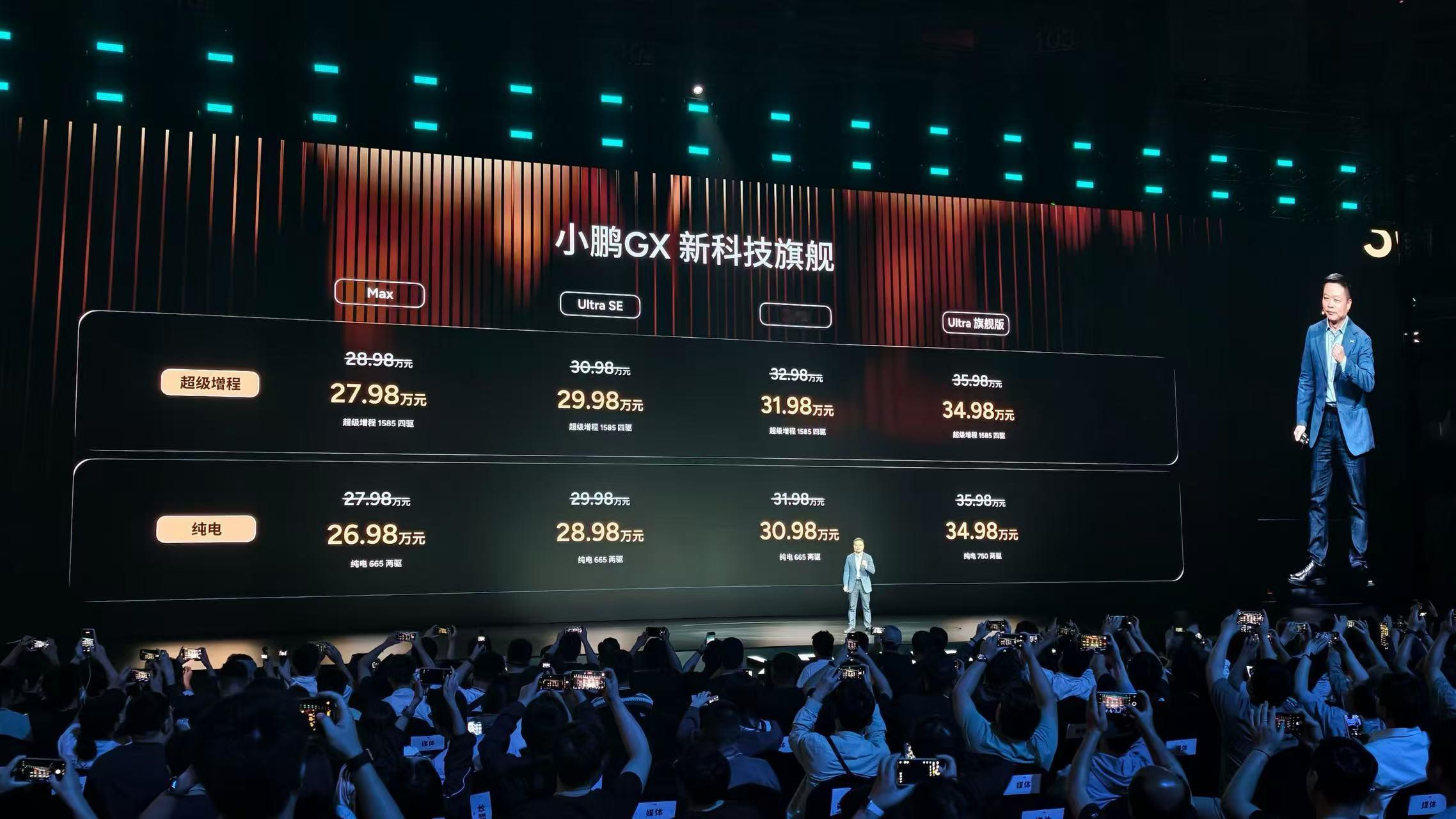 不是都喜欢玩这种套路是吧小鹏GX 26.98万起售！小鹏gx发布会