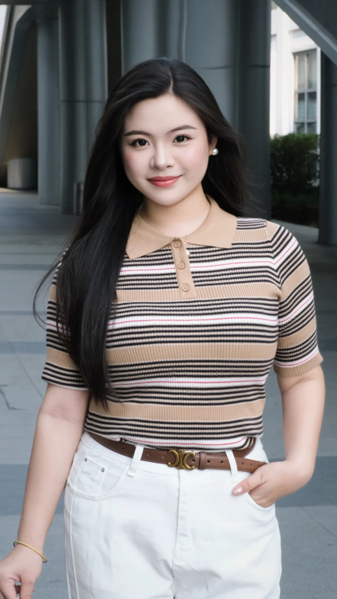 微胖也能驾驭老钱风！这身飒到犯规！