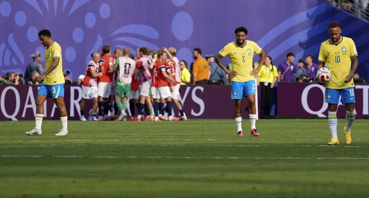 2026世界杯，巴西队🇧🇷止步于16强，自1990世界杯后，近9届世界杯首次
