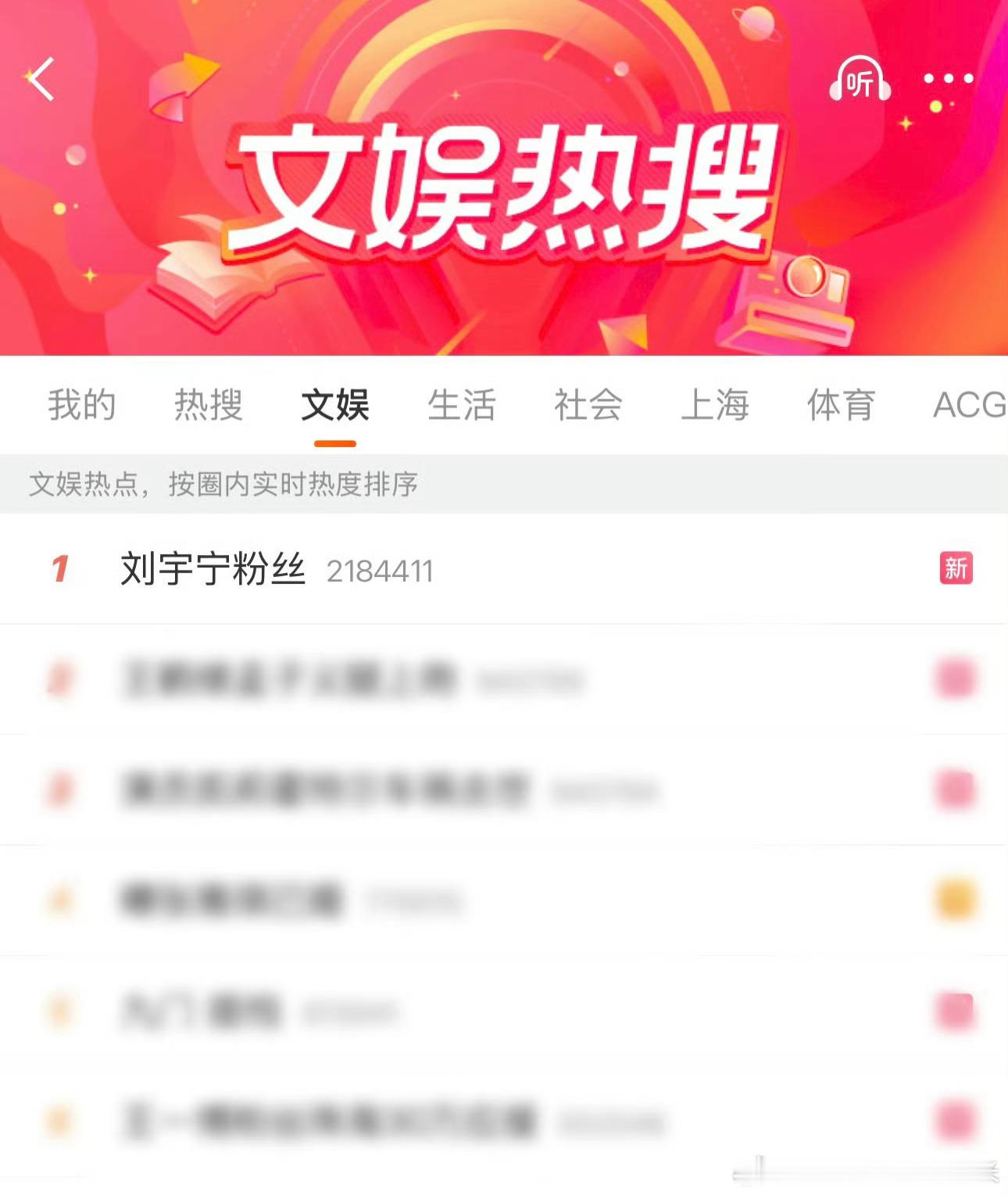 刘宇宁粉丝 必须要纪念一下。我们出道啦。勇登文娱rs 第一。