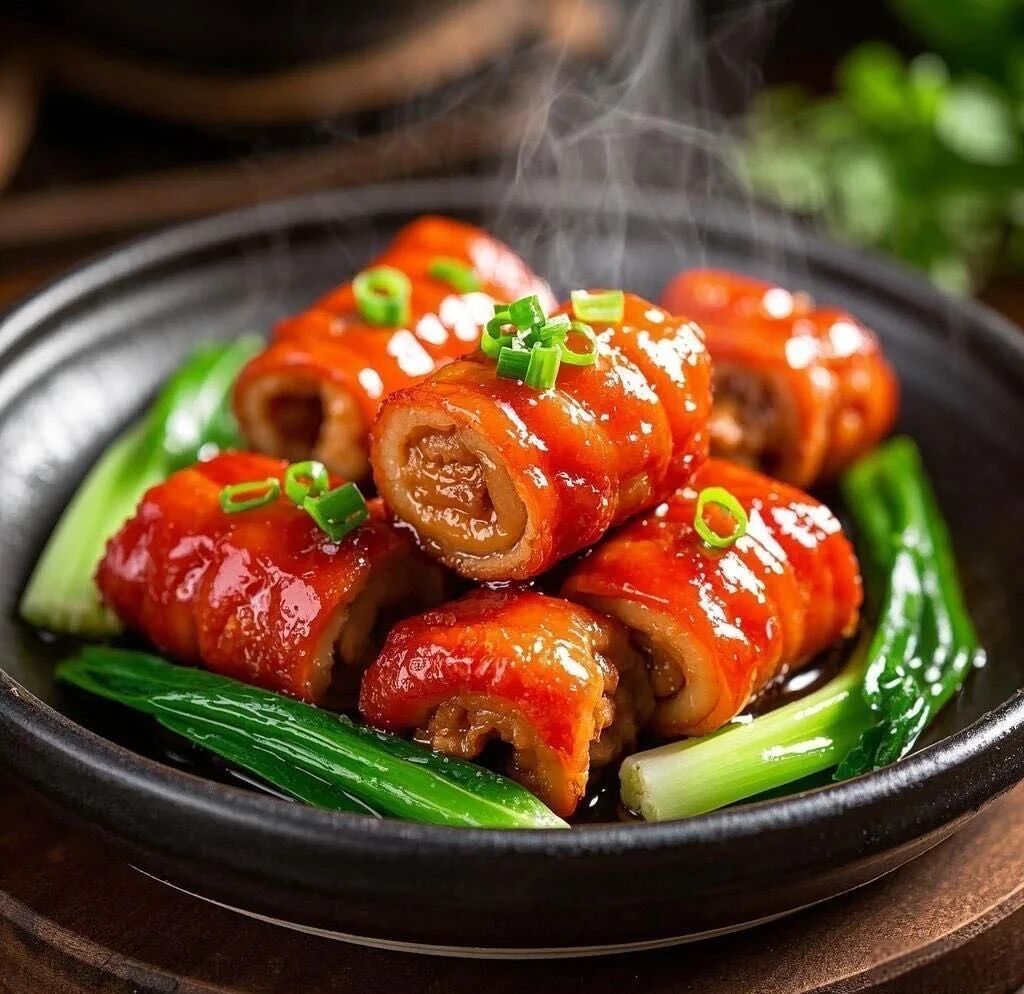 精美、诱人美食。 南京